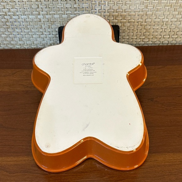 🎄🌟HP🌟Chantal Holiday Gingerbread Man Stoneware Baking Dish Christmas Casserole - Picture 7 of 8